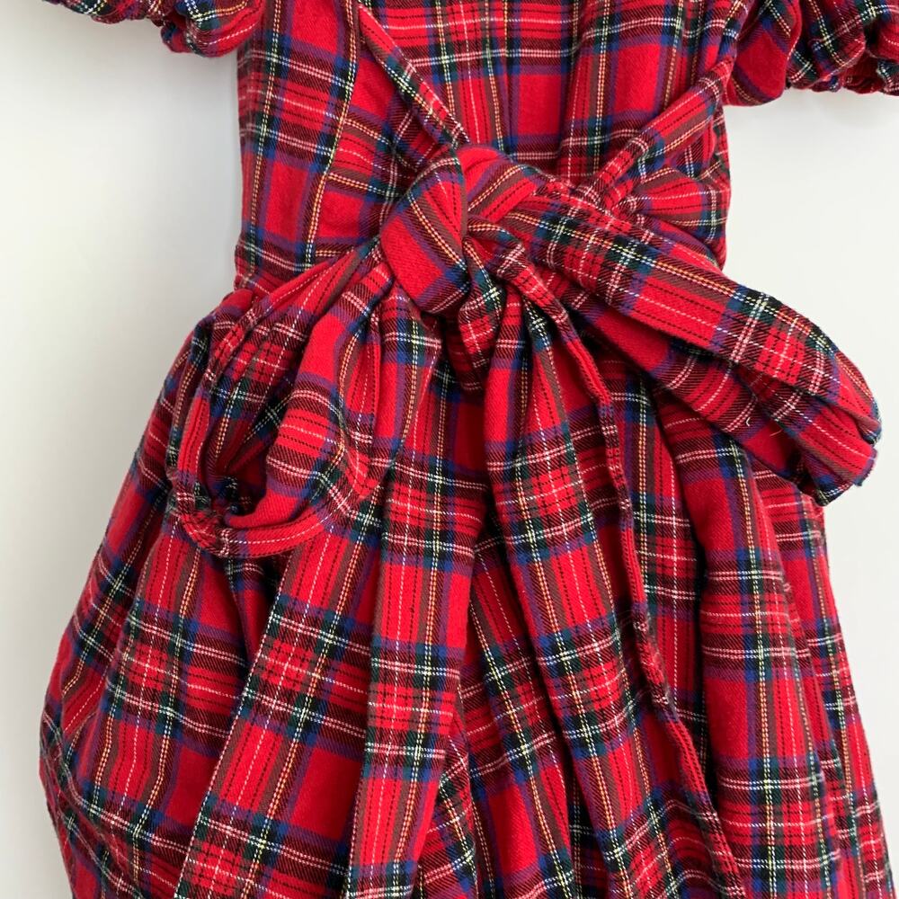 Ivy City Co x Courtney Keiko Nutcracker Holiday Red Plaid Dress Womens Size 2 - Picture 7 of 14